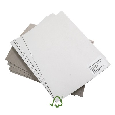 1200g 1500g White Top Stucado Paper Solid Grey cardboard with low price